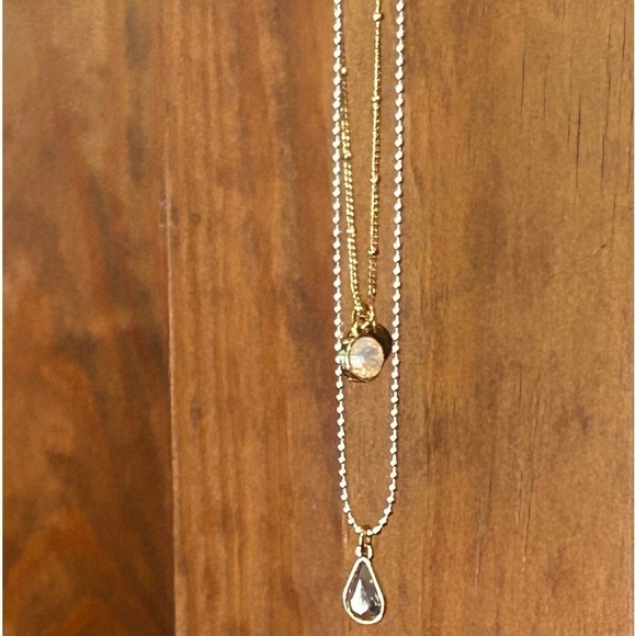 Doubled Layered Necklace + Pendants Western Bohemian Clay Pink - Picture 6 of 15